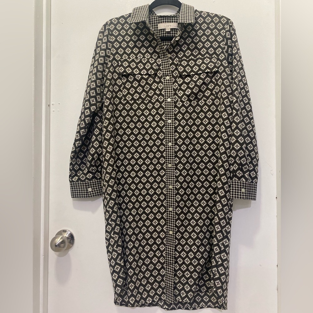 Ann Taylor Loft Shirt Dress